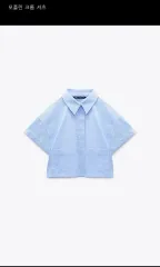 新品 ZARA(ザラ) ポプリン クロップド シャツ M サイズ