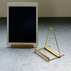 【新品】【1点販売】amabro[アマブロ] DISPLAY STAND M [ディスプレースタンド タブレットスタンド 真鍮 角度調節 折りたたみ インテリア ディスプレイ]のサムネイル