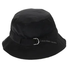 Calvin Klein (カルバンクライン) バックル付き バケットハット ブラックのサムネイル