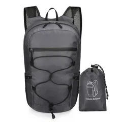 【数量限定】キャンプ アウトドア ハイキング バックパック 登山 折りたたみ 15L 通学 軽量 旅行 防水 男女兼用 折り畳みリュック 収納袋付き [Jravezt]