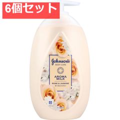 존슨 바디 케어 엑스트라 케어 아로마 밀크 로즈와 재스민의 향기 500mL 6 개 세트 정리 판매