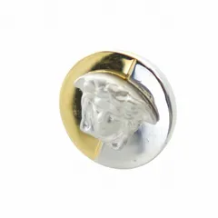 【希少】ヴェルサーチ　シルバー　メデューサ　ネクタイピン　タイピン ジャンニ・ヴェルサーチ（GIANNI VERSACE）／アクセサリー／GV