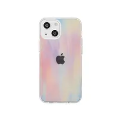 【新品】 AKAN ソフトクリアケース for iPhone 14 パステルピンク 背面カバー型 AK23506i14