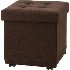 【新品・2営業日で発送】不二貿易 ベルク フォールディングスツール BR W38 型番:HS-HGW01 色:BROWN