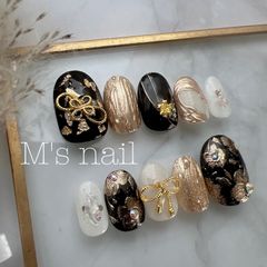 完成品/翌日発送可能/匿名配送可能/全サイズ入り/卒業式/結婚式/成人式/ネイルチップ/ニュアンスネイル/28枚