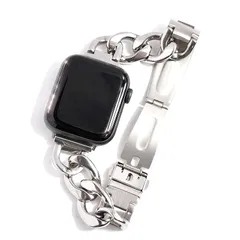 【新品】 Royce&Roland Apple watch バンドチェーン コマ調整器別売り (三つ折りプッシュ式/ステンレス シルバー) 長さ調整/アップルウォッチ 時計 鎖 ベルト(40mm 41mm 42mm) メンズ レディース/ギフト プレゼント 0