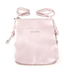ベベ ショルダーバッグ 未使用 ポシェット サコッシュ 鞄 ブランド キッズ レディース ピンク BeBe