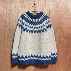 希少【Alafoss Icewool  【商品名】ICELAND製 vintage / HAND KNIT /ノルディック ニット セーター
