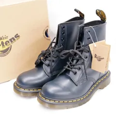 美品『未使用』 ドクターマーチン 1460 8ホール 11822 ブーツ スムースレザー ネイビー