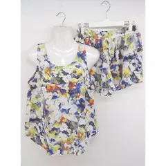 ◇ apart by lowrys アパートバイ ローリーズ 総柄 セットアップ 上下 サイズF ホワイト マルチ レディース  【中古】 【1204070006538】