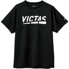 【 新品 未開封 】 VICTAS 男女兼用 ユニセックス プレイ ロゴ ティー PLAY LOGO TEE(Lサイズ/) ブラック 632101 未使用 送料無料