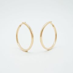 ガラベリ フープ ピアス 750PG Sランク