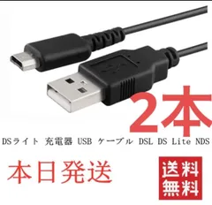 新品DSライト 充電器 USB ケーブル DSL DS Lite NDS　2個セット♬