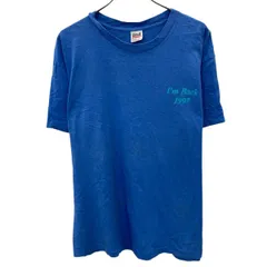 anvil 半袖 プリントTシャツ XL ブルー アンビル プルオーバー パックプリント アメリカ製 90's 90年代 古着卸 アメリカ仕入 a706-5366