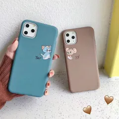 iPhone 11/12/pro max minスマホケーストムとジェリー　保護カバー　傷防止　携帯ケース