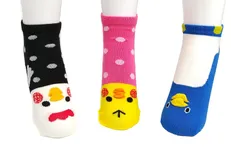 【特価商品】おもしろソックス エプリ] アニマルセット（3足入り） レディース [トロア アソート 22-25cm