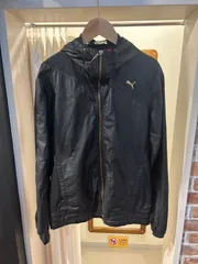 プーマ PUMA ナイロンジャケット ブルゾン ジャンパー サイズL ブラック A-259