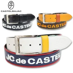 カステルバジャック ロゴ 刺しゅう ベルト 7235190128 ブラウン ネイビー ブラック castelbajac ベルト 25SS