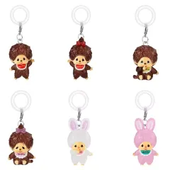 【中古】ストラップ 全6種セット 「モンチッチ めじるしアクセサリー」