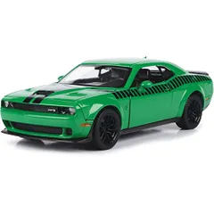 ミニカー ダイキャストカー ダッジ チャレンジャー SRT ヘルキャット ワイドボディ 2018年モデル Motormax アメリカンマッスルカー