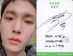 SHINee キー　サイン　直筆　トレカ 2025年最新】SHINEe key サインの人気アイテム - メルカリ