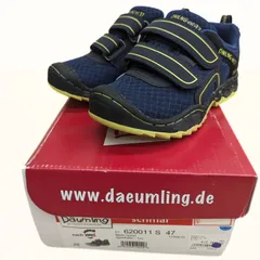 Daumling（ダウムリング）　バレエシューズ（ネイビー） ナロー 幅が細い 幅が狭い 甲が低い かかとが細い ベビー靴