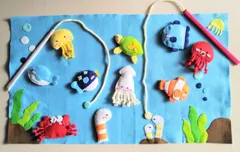 再入荷！木製おもちゃ 魚釣り 木のおもちゃ 知育玩具 アルファベット 幼児