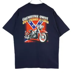 ジャージーズJerzees半袖TシャツバイクTモーターサイクルBIKE両面プリントBORN WILDどくろ骸骨ネイビー紺ヘビーウェイトブレンドheavyweightblendヴィンテージvintage40313