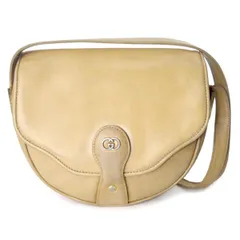 OLD Gucci アンティークショルダー（キャメル） (GS-427Y)