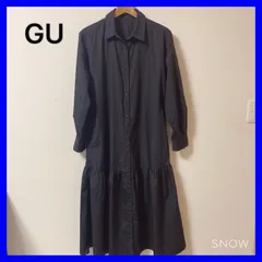 ☆GU ジーユー　レディース　ロングワンピース　サイズM ブラック