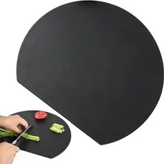 【在庫処分】まな板 カッティングボード 高級耐熱 食洗機対応 30cm*26cm TPU 抗菌 柔らかい 半円 軽量 薄型 両面利用可能 多機能 アウトドア適用 お手入れ簡単