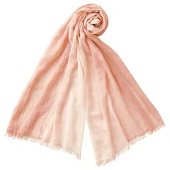 【新品・4営業日で発送】ケイズクリエーション オーガニックコットン カシミヤ混ストール KSU10020PK