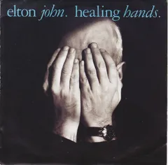 英7” Elton John Healing Hands EJS19 The Rocket Record Co /00080