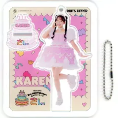 【中古】アクリルスタンド・アクリルパネル 松本かれん メンバー別アクスタ-3rd Anniv. cake costume edition- 「さいたまスーパーアリーナ25周年 FRUITS ZIPPER 3rd ANNIVERSARY 超超超めでたいライブ -