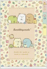 【中古】クリアファイル いつものすみっコテーマ(花) A6ミニインデックスホルダー 「すみっコぐらし」