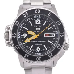 SEIKO 7S36-01E0 メンズ自動巻き時計 200m防水・稼働中・美品 セイコー 5スポーツ 200m 逆輸入モデル 7S36-01E0 自動巻 USED