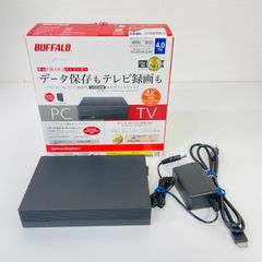 未使用に近い BUFFALO  外付ハードディスク 4TB HD-EDS4U3-BE