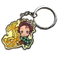 【中古】雑貨 竈門炭治郎(金鯱) メタルキーホルダー 「鬼滅の刃」 名古屋限定