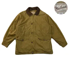 Woolrich ウールリッチ HuntingJacket ハンティングジャケット CheckPatternLining 裏地チェック柄 90s ZipUp ジップアップ Cotton コットン Nylon ナイロン Beige ベージュ L