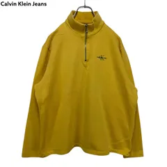 90s CK Calvin Klein Jeans Logo Embroidery Sweatshirt USA製 カルバンクライン ジーンズ スウェット トレーナー 刺繍ロゴ ヴィンテージ 古着