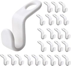 【在庫処分】KiGesYo 48個入り ハンガー連結フック コネクター ワードローブ収納 洋服ダンス ジョイントフック クローゼット省スペース 便利な ホワイト