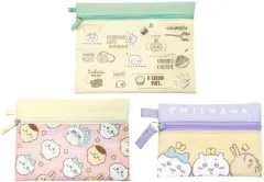 【中古】雑貨 仲間がいっぱい 3連ポーチ 「ちいかわ」