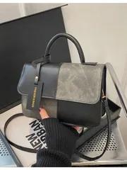 バッグ レディース ハンドバッグ 新作ファッション シンプル チェック柄パッチワーク ウーマンズハンドバッグ ショルダー クロスボディバッグ、デイリー、仕事、カジュアル、通勤、お祭りギフトに適しています