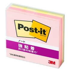 3M　スリーエム　Post-it　ポストイット　付箋　ノート　 45枚4色　マルチカラー④　54SS-MC-4