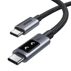 【新着商品】高耐久 ナイロン編み USB 笑顔可視化 LED C C to E-makerチップ USB 超急速充電 PD3.0 C 100W/5A iPhone16/15、MacBook ケーブル Type Pro、Matebook、iPad、Xperia、のサムネイル