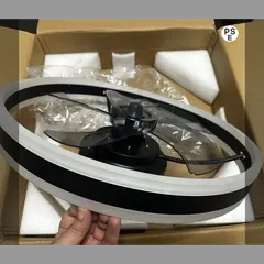 未使用品！VENTOTA シーリングファンライト　LED 天井　ブラック Amazon.co.jp: VENTOTA シーリングファンライト シーリング