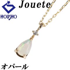 Jouete 10K イエローゴールド オパール ネックレス - メルカリ