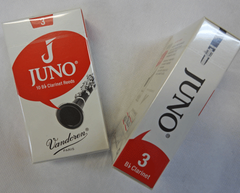 バンドーレン)Bbクラリネットリード　JUNO（ジュノ）　3番　2箱セット【＊コンパクト梱包で送料無料！】＜これから始める君に！＞