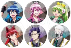 【中古】バッジ・ビンズ 全6種セット 「魔入りました!入間くん トレーディング グリッター缶バッジ ラウンドワンコラボver.」