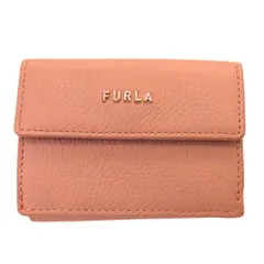 【中古】FURLA フルラ コンパクトウォレット PDE9RZY 三つ折り財布 ピンク レディース メンズ ユニセックス 誕生日 記念日 プレゼント 日常使い 旅行用 A2404717【無料ギフトラッピング承ります】